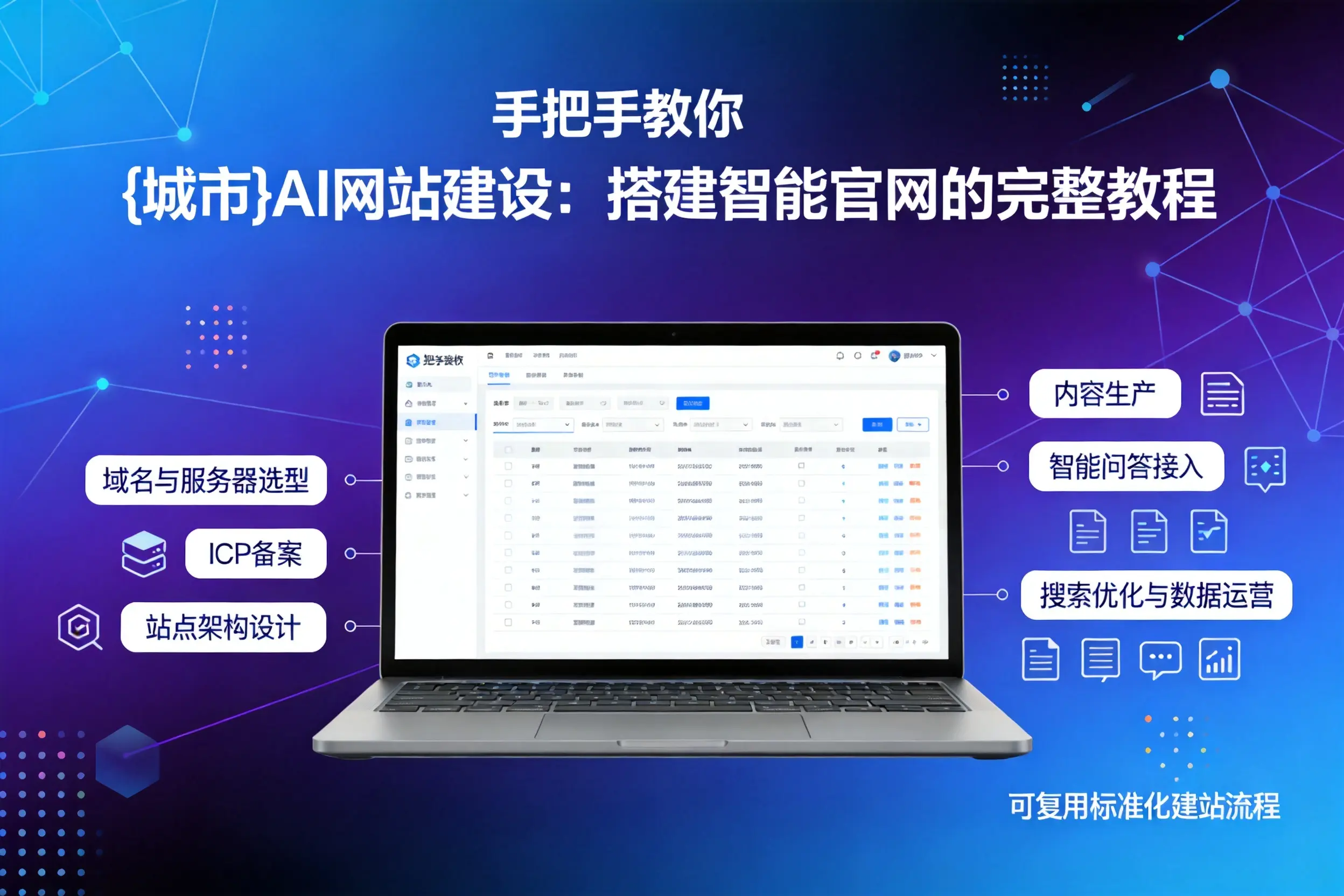 手把手教你咸宁AI网站建设：搭建智能官网的完整教程