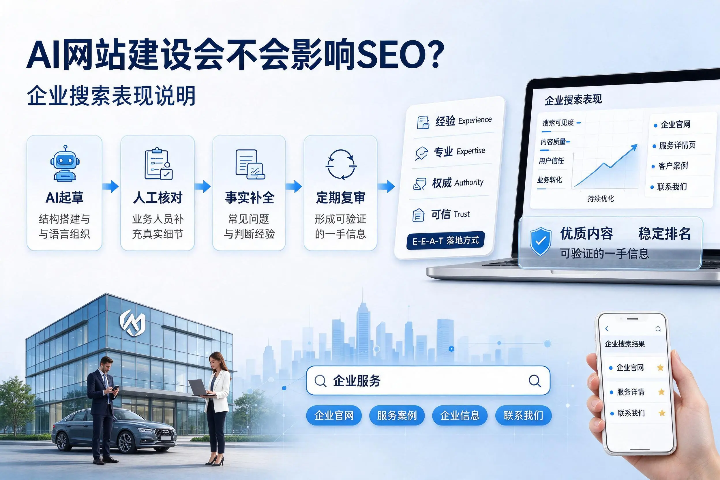 AI网站建设会不会影响SEO?咸宁企业搜索表现说明