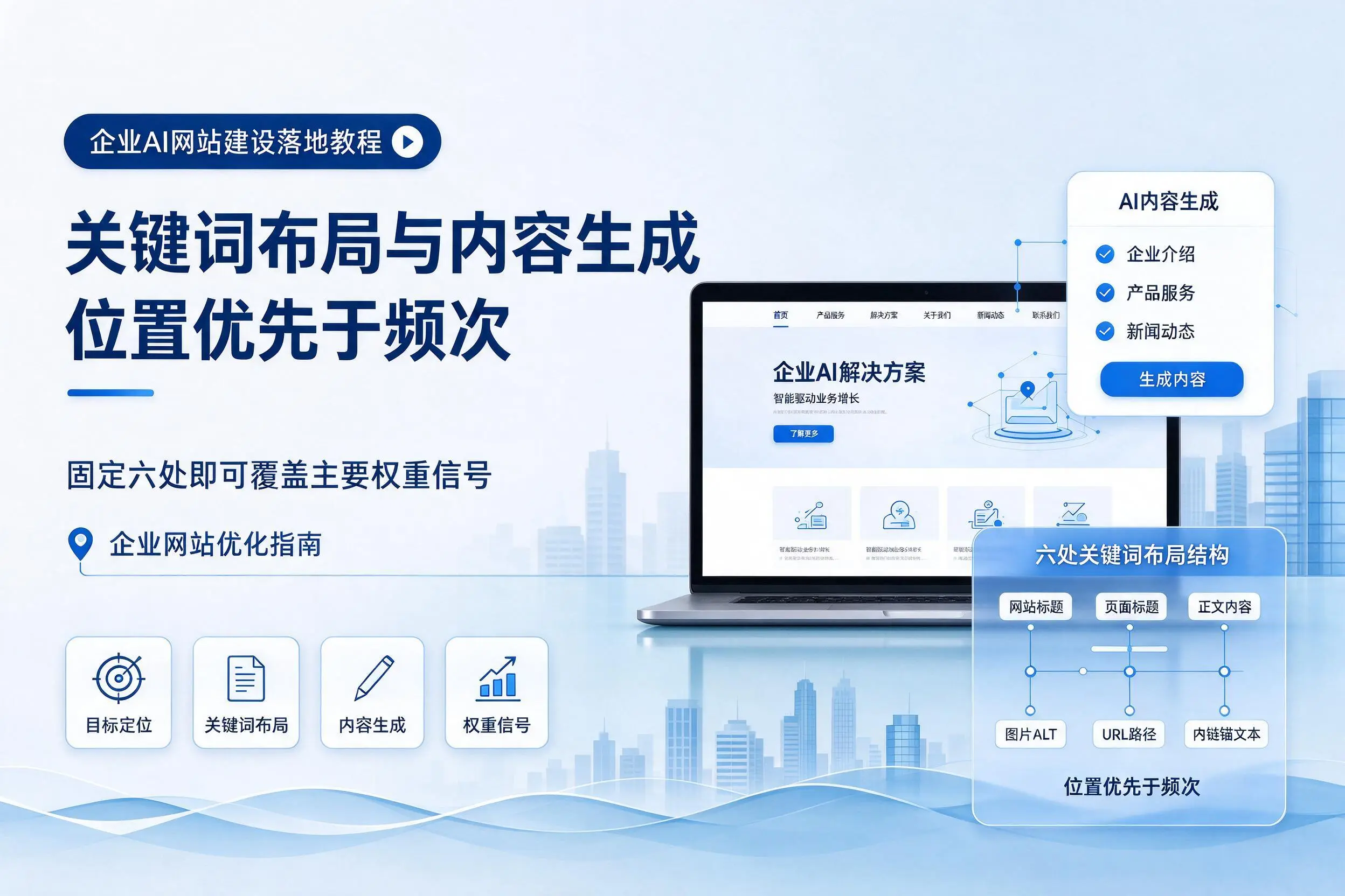 咸宁企业AI网站建设落地教程:关键词布局与内容生成